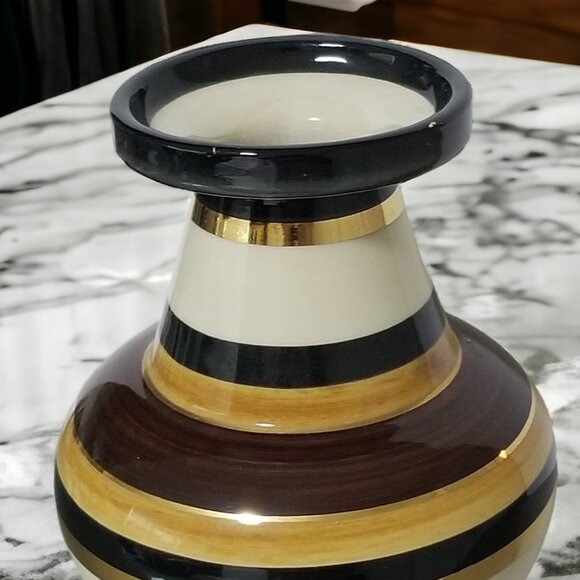 Aldo Londi Bitossi Ceramic Vase MCM Rosenthal Netter Raymor Italy - Picture 2 of 13